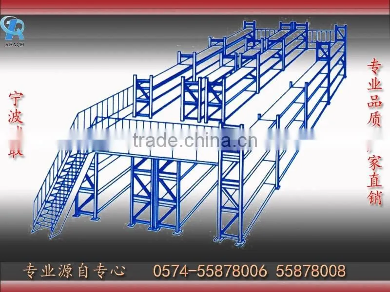Steel warehouse storage shelf racking system ,attic shelf