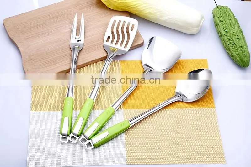 BYX02 Kitchen Utensil Stainless Steel Meal Spoon