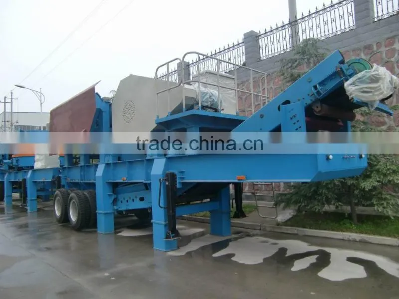 Convenient Hauling Portable Crushing Plant for Limestone Processing