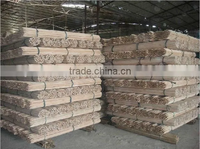 Natural wooden brush handle