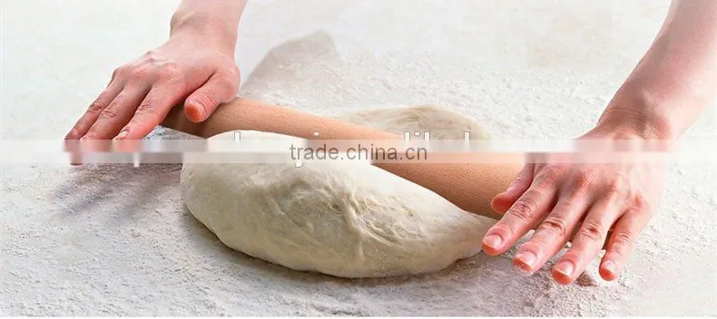 HUAYI Longer Beech wood 17.7 inches long x1.8 inch thick Rolling Pin