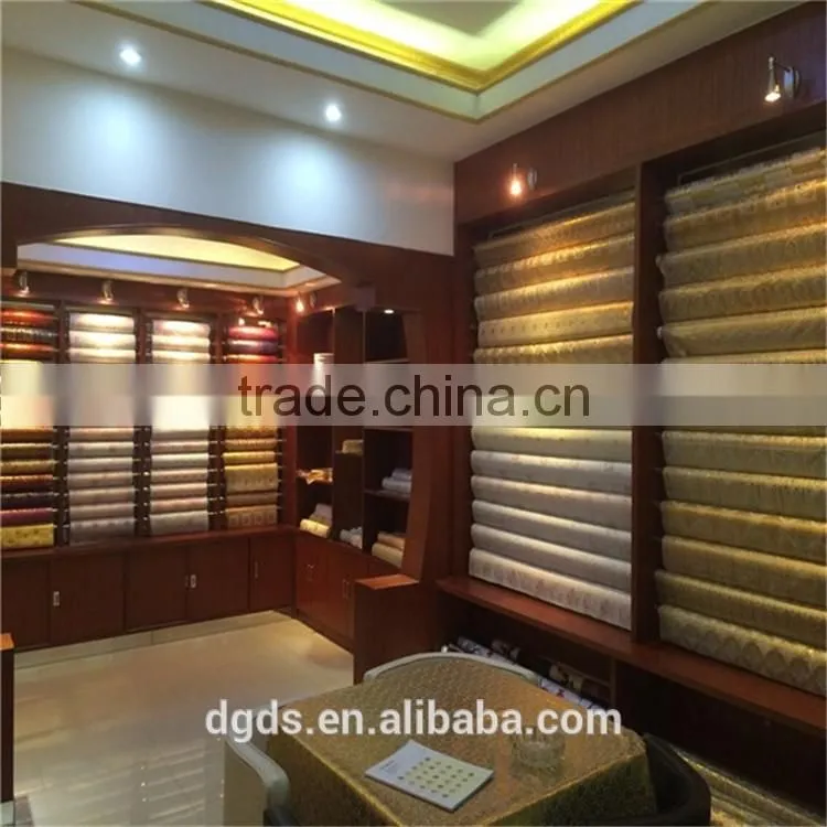 China factory PVC Lace newest design Tablecloth in rolling 137x20meter for Egypt market