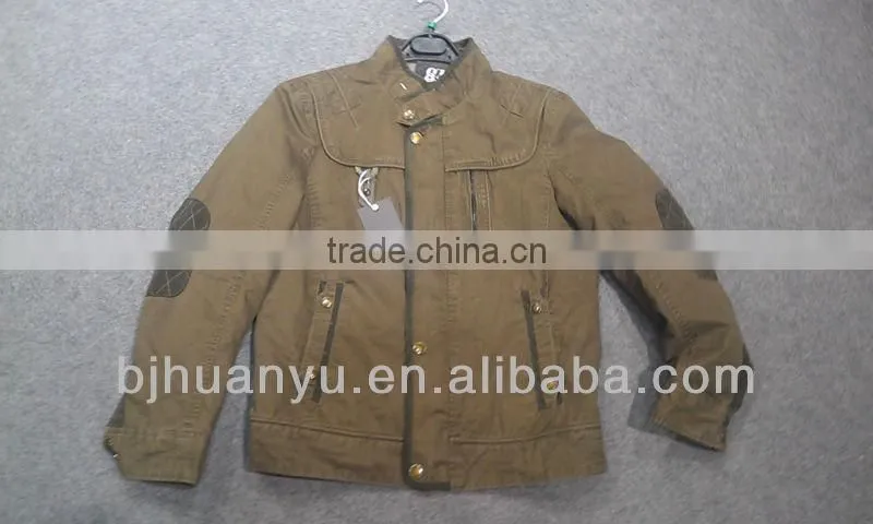 Fashion man Kaharki short cotton jacket 2015