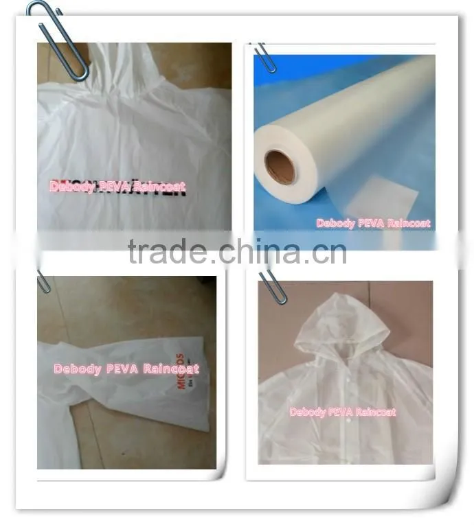 Adult peva White Rain jacket