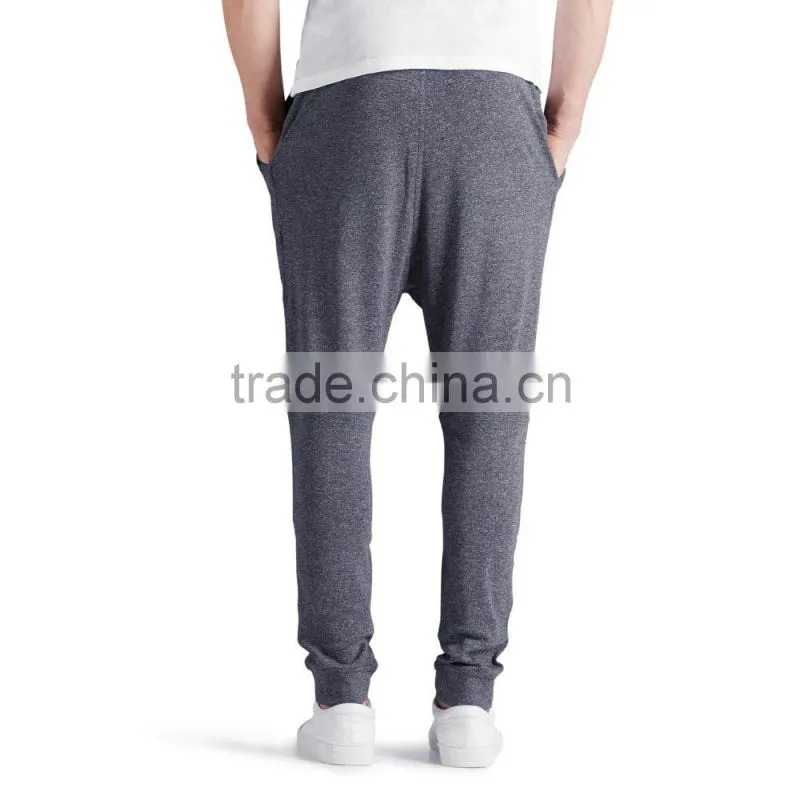 custom men jogger pants plain gray whlolesale from OEM factory