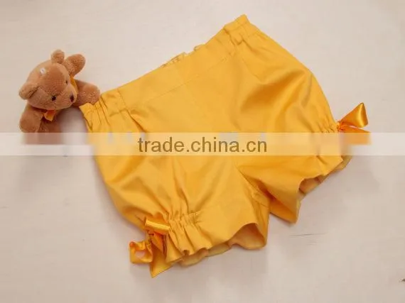 Village Style Summer Apparel Unisex Baby Clothes Shorts Linen Fabric Shorts