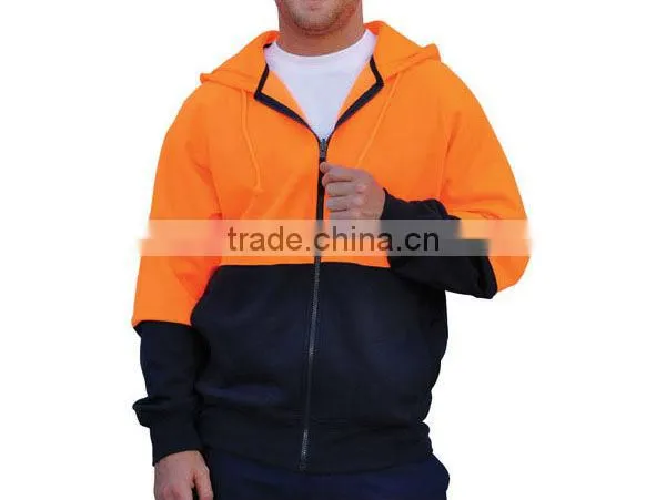 High Visibility Two Tone Fleecy Hoodie
