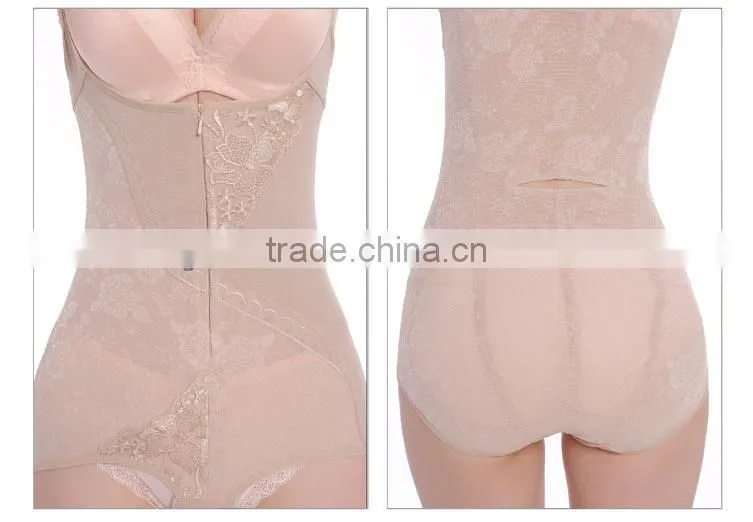 fashion lace collar seamless perfect slim body shaper