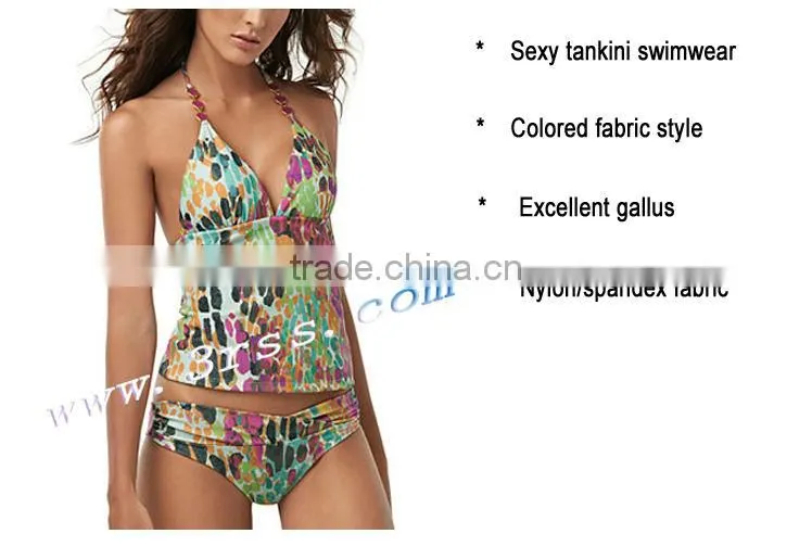 Hot sale ladies sexy tankini swimwear