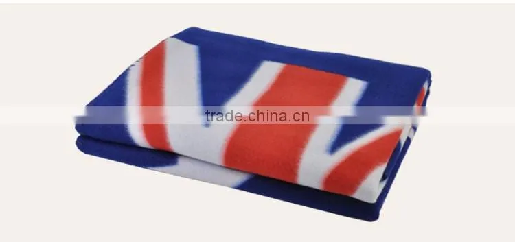 cheap china factory blanket with Flag