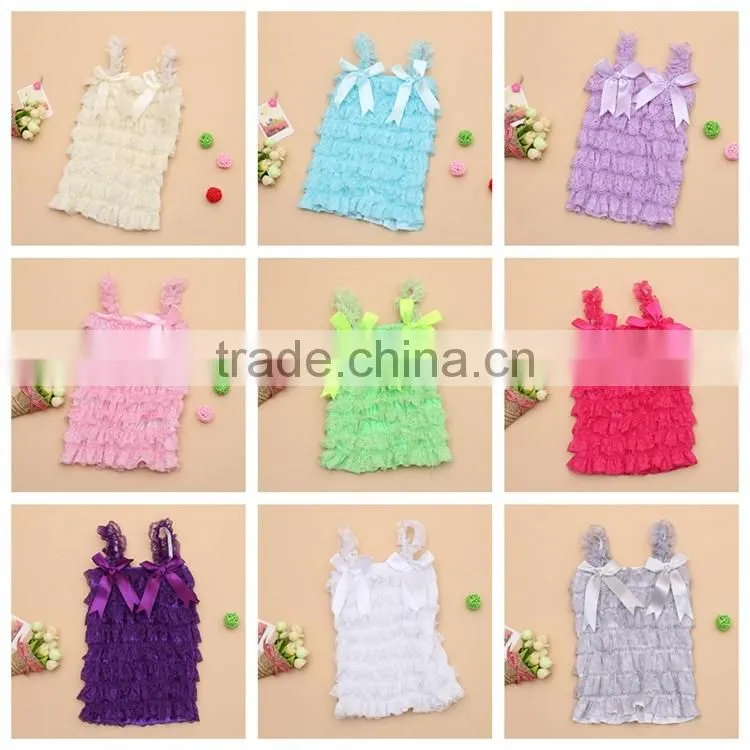 Colored Flower Ribbon Straps Spring Baby Girls Waistcoat