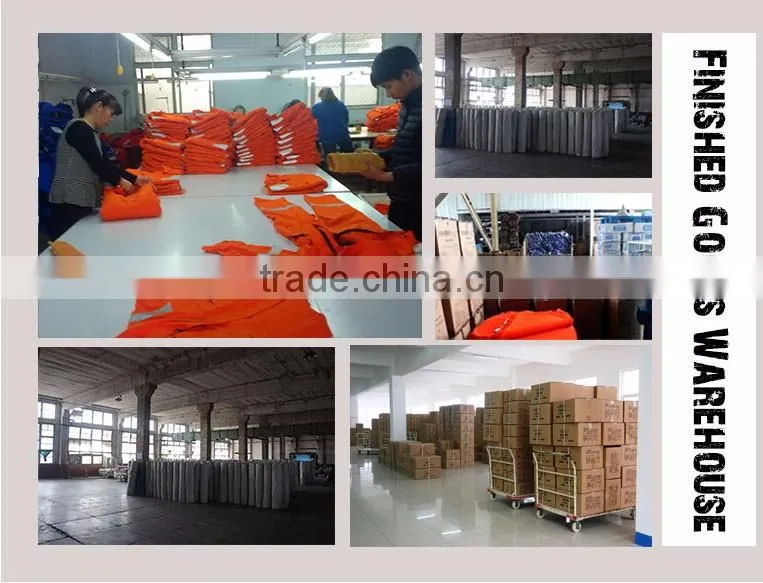 245gsm Hi Vis Reflective Cotton Material Long Sleeve Garments Used In Roadway