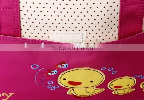 cartoon chicken pattern hanging stroller mother baby diaper yummy mummy bag