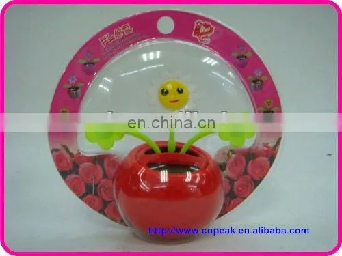 New solar powered flip flap with sun simle flower