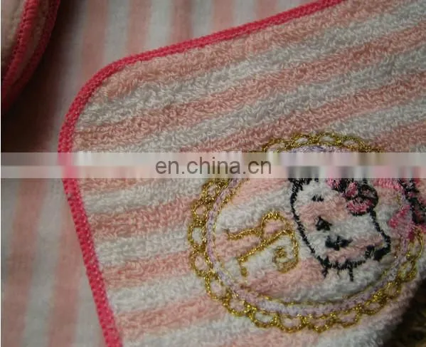 Lovely terry cotton children hand towel/children hankerchief