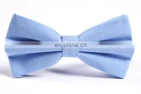 Light Blue Cotton Bow Tie