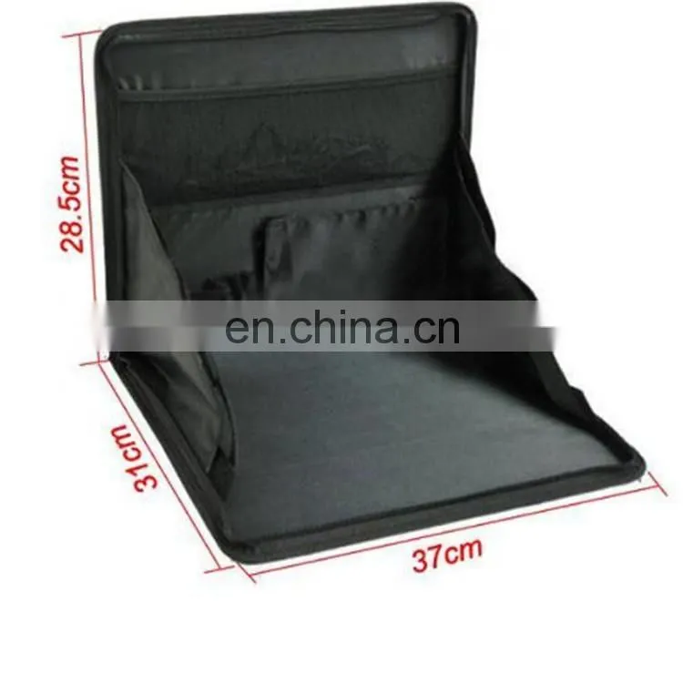 Travel Car Laptop Holder Tray Bag Mount Back Seat Auto Food Work Table Organizer