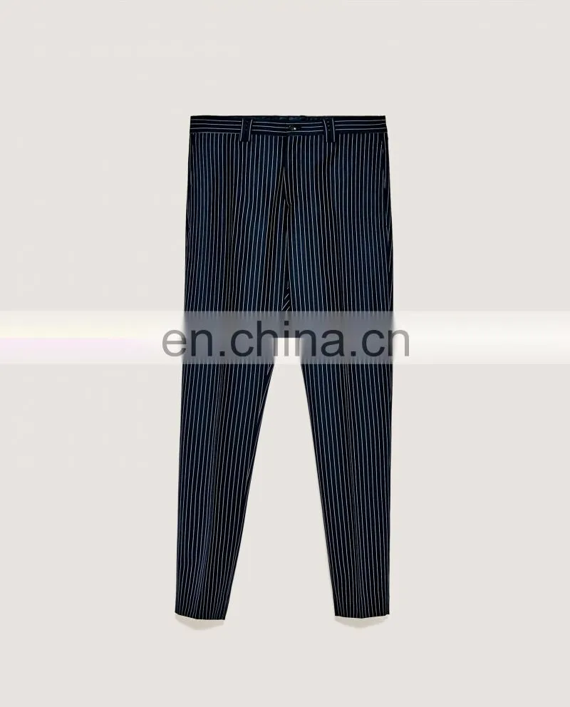 2017 Dongguan Wholesale Custom Slim Fit Suit Trousers For Men
