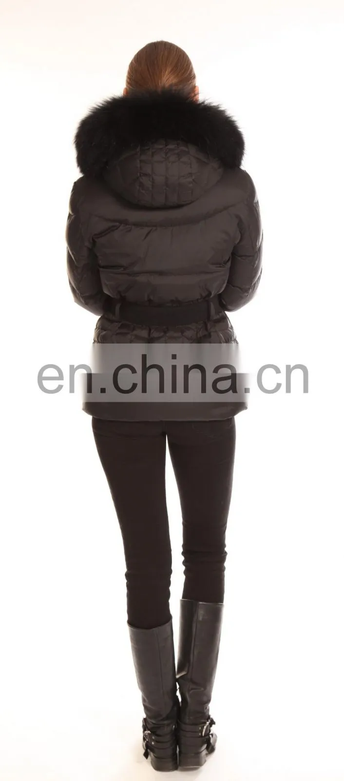 Quality-Assured New Fashion 100% Polyester Down Jacket Autumn Womens