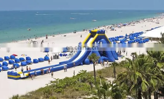 Hippo inflatable water slides with pool for party and events,cheap inflatable slide with prices
