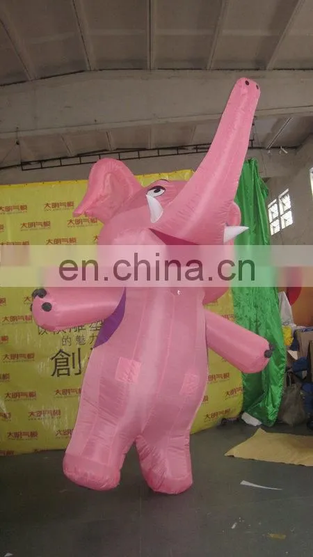 new style popular cute inflatable elephant costume for decoration