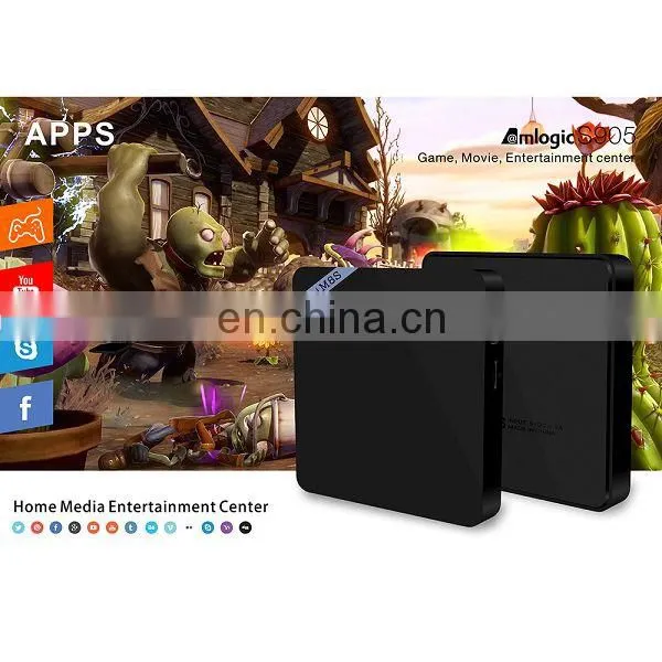 2016 Mini M8S Amlogic S905 Quad-core Built-in antenna Android 5.1 Smart TV Box
