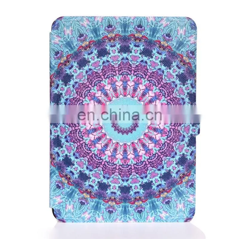 For Amazon Kindle Paperwhite 1/2/3 flip leather case, Magnet Smart Customized Case with Pattern for Amazon Kindle Paperwhite