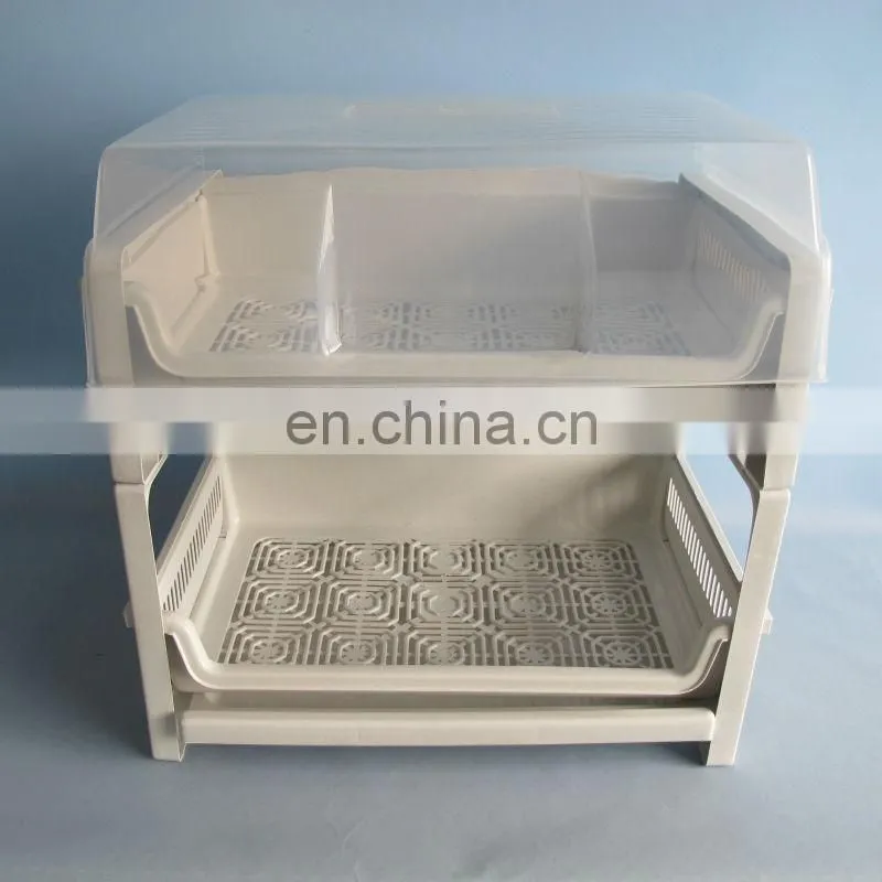 2014 new product fashion 2-layer dish rack