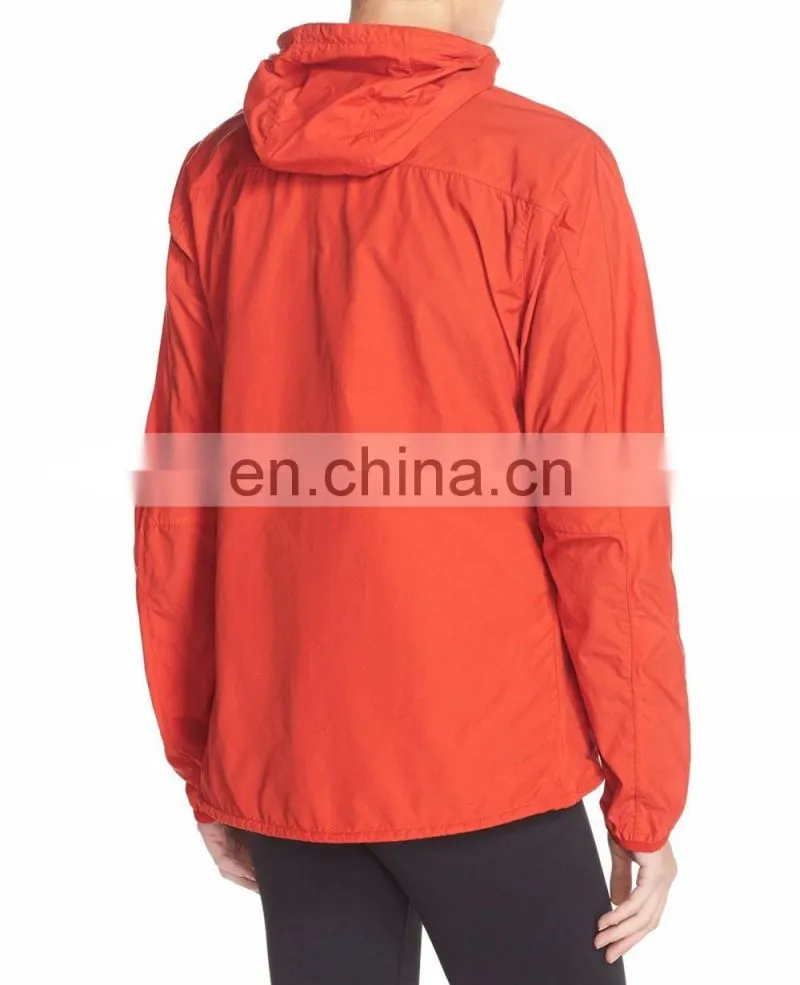 Long Sleeves Zip Through Women Lightweight Sports Windbreaker Jacket