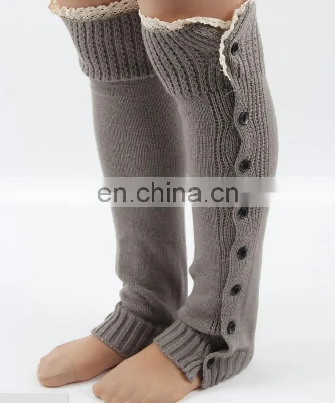 Hot sale Europe Ladies knitting lace legging