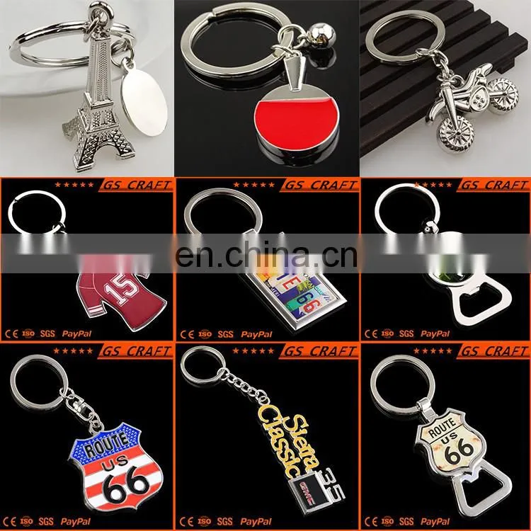 Custom made cheap wholesale square key chain