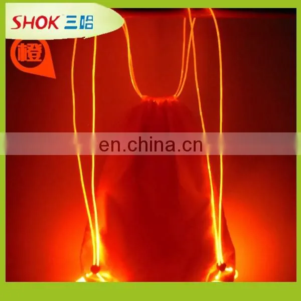 Outdoor activities Identify LED light backpack at night made in China