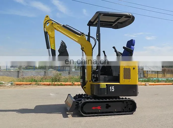 1.5 ton cheap mini excavator minibagger nante tilt rotator chinese