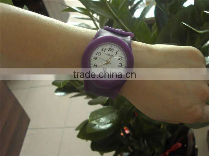 Custom Hot sale logo silicone watch for silicone o clock watch