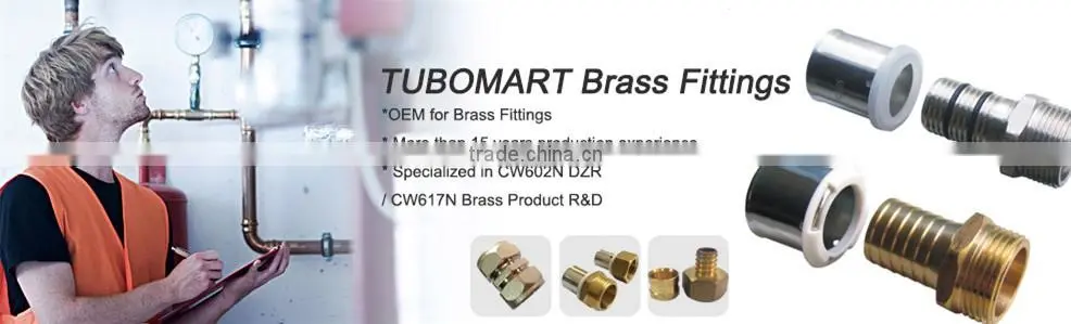 Hight quality U type copper press fittings for underfloor heating pipes