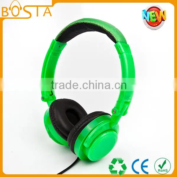 Green frog high sensitivity factory price headphone