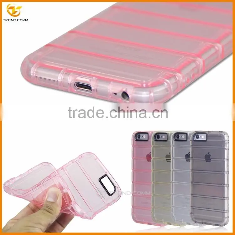 new arrival shockproof for iphone 6 plus clear back cover case