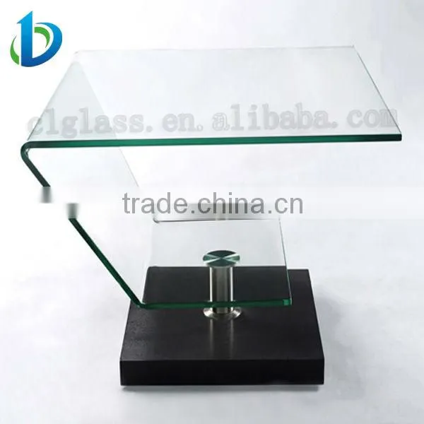 curved glass panels for furniture