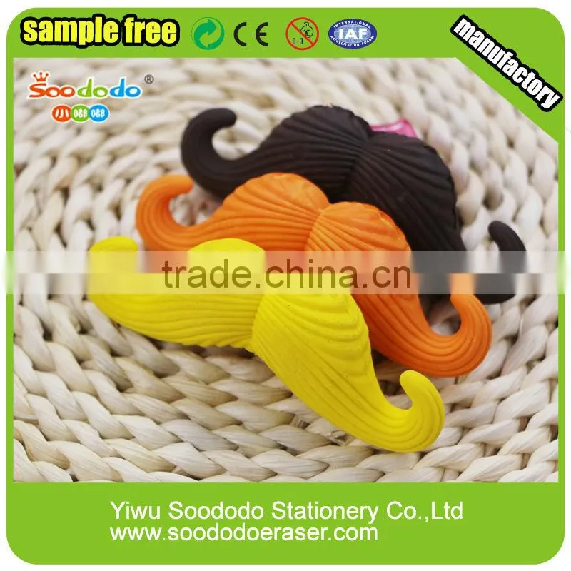 3d Finger shaped rubber eraser pencil topper