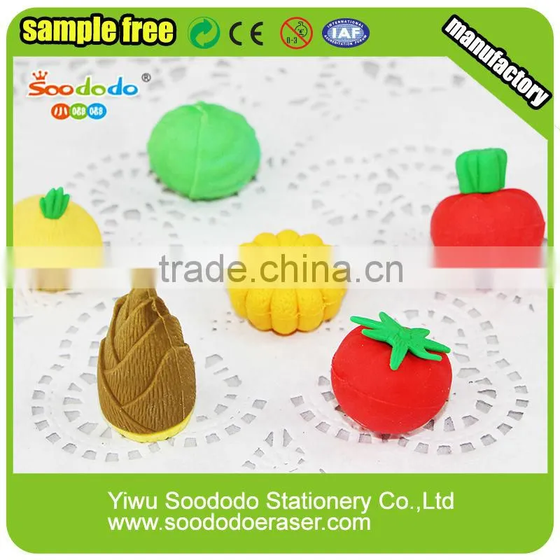 erasers vegetable wholesale stationery for kids