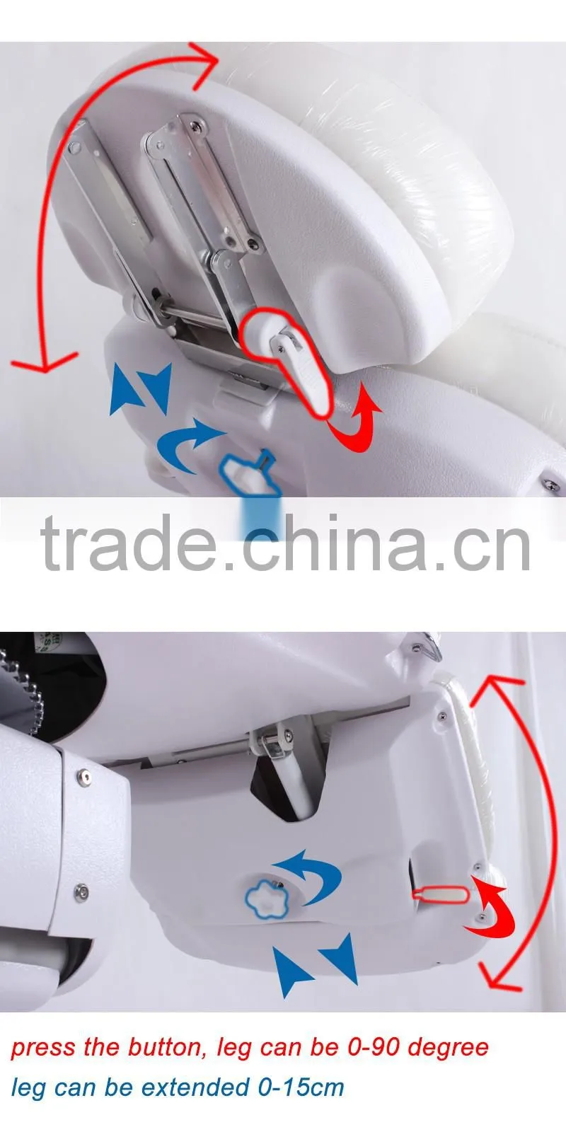 good quality electric luna massage table facial bed