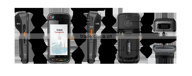 barcode scanner NFC 3G GPS Printer handheld android emv terminal