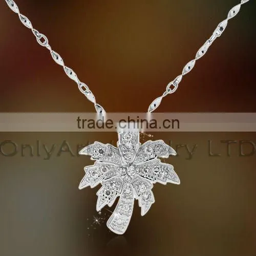 hot sell cheap metal silver jewelry garnet pendant