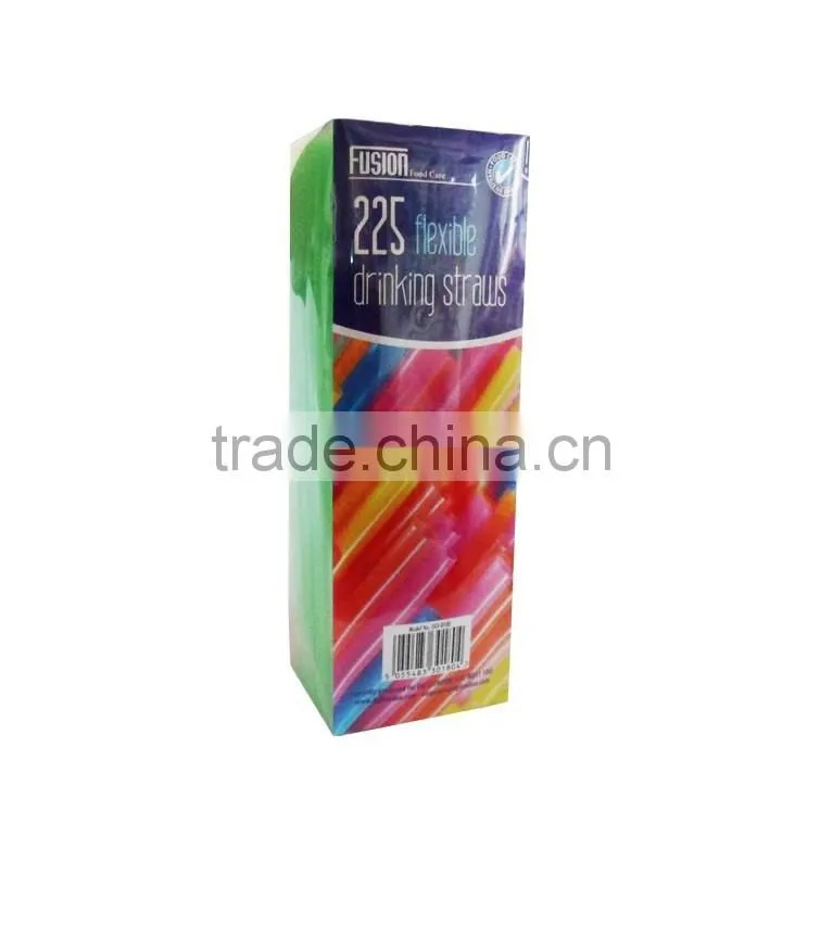 Custom Food grade PP biodegradable retractable flexible drinking straw