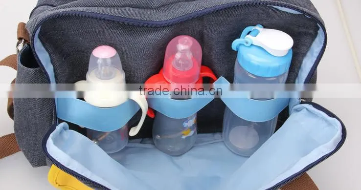 Mummy Bag Nappy Changing Bag Mommy Messenger Bag with Mat