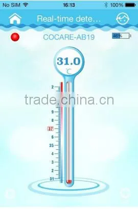 Novelty Bluetooth Smart Thermometer Intelligent Monitor for Babies