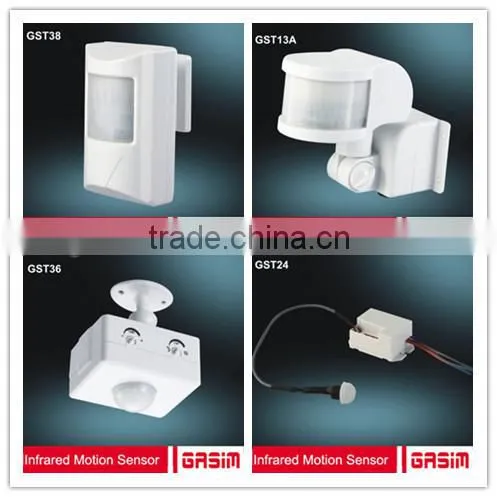 2015 best sell 180 degree Infrared Motion Sensor GST09
