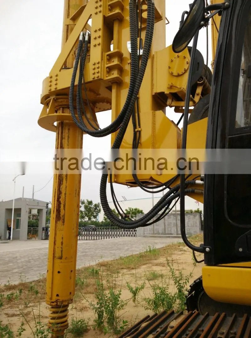 HF128A full hydraulic rotary drilling machine , pile driver,piling equipment