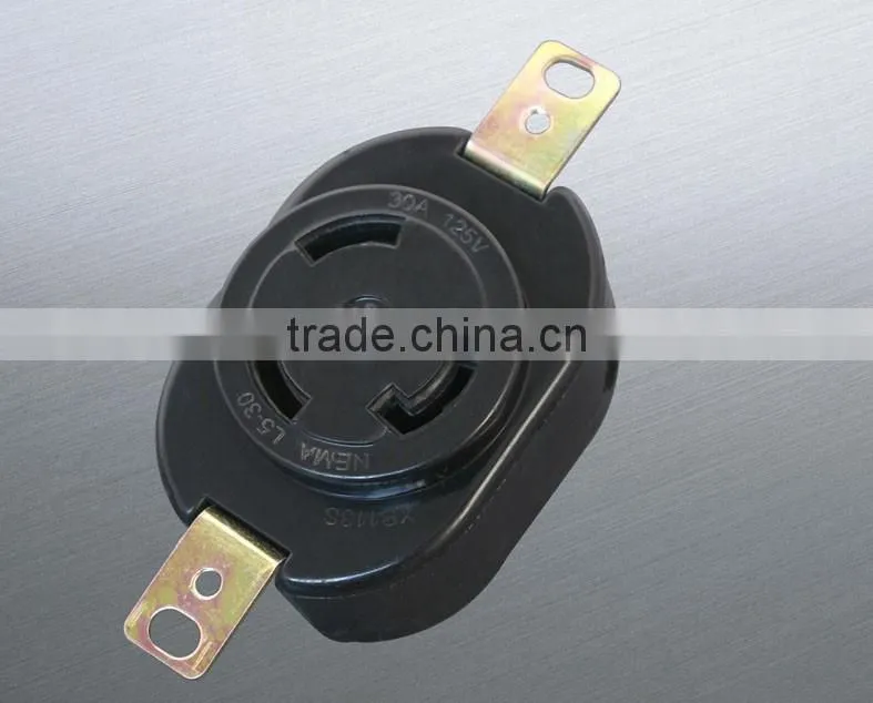 Cheapest 1USD NEMA locking plug UL approvasl L5-30R Receptacle