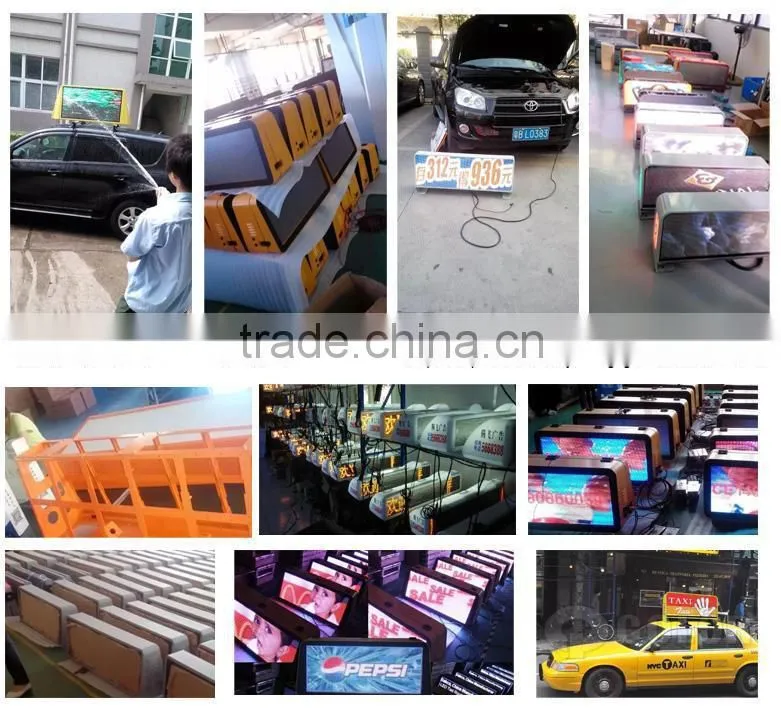 WI-FI control p5 taxi led display good quality brandy